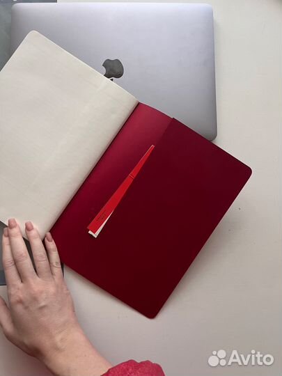 Блокнот Moleskine cahier subject 19х25см, красный