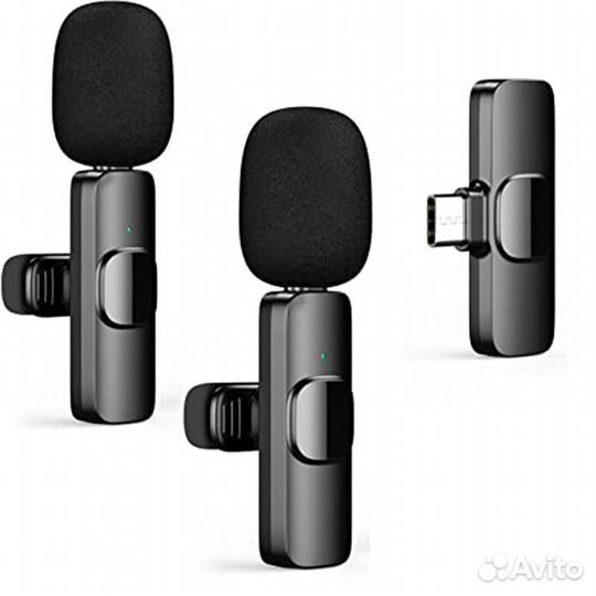 Петличный микрофон 2 шт. новые