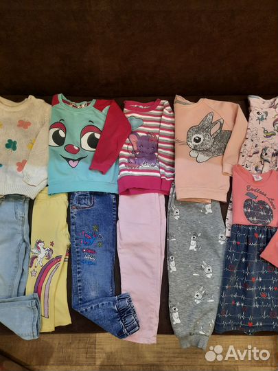 Детские вещи пакетом на девочку 92см