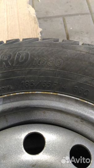 Шина Yokohama iceguard (липучка) на штампах LADA