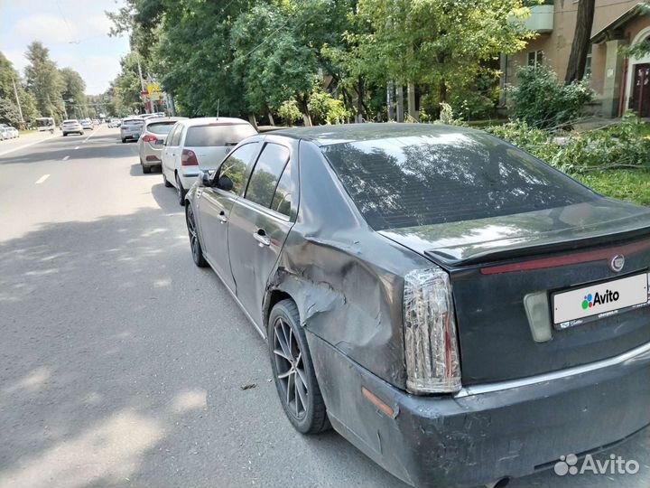 Cadillac STS 3.6 AT, 2008, битый, 185 000 км