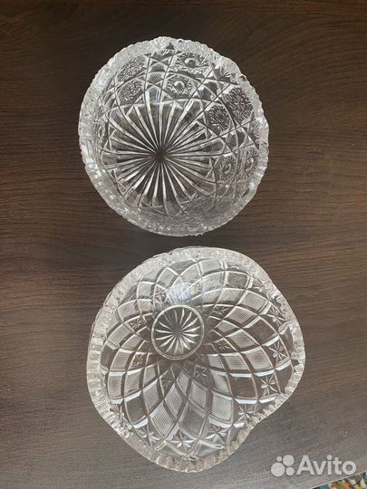 Хрустальные вазочки