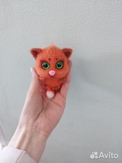Коты пушистые игрушка ручная работа