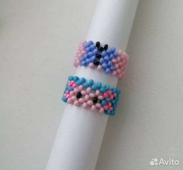Кольца из бисера