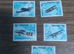 Серия марок на тему авиация