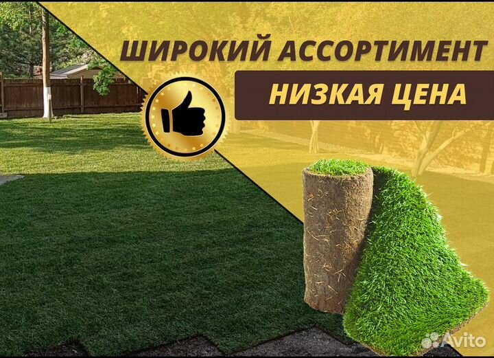 Рулонный газон