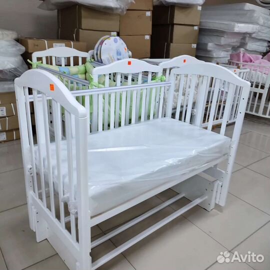 Кроватка Emily 6, спинка вытягивается вверх