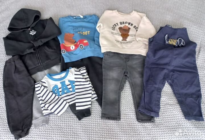 Вещи пакетом на мальчика 12-18 месяцев