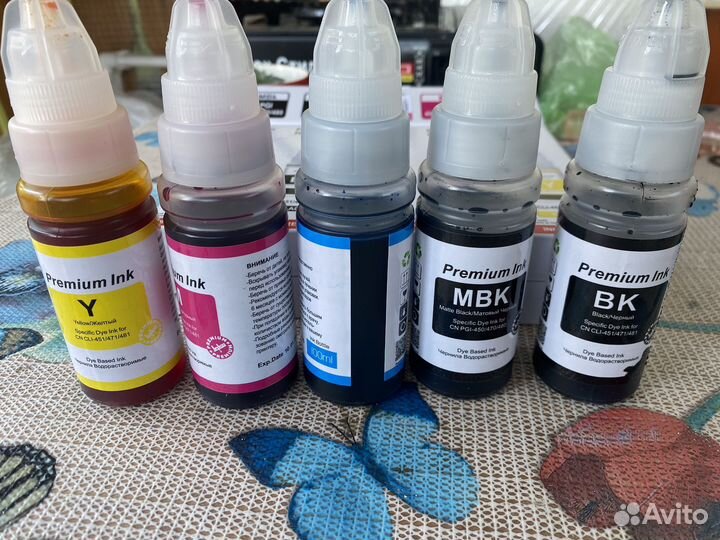 Чернила для принтера canon