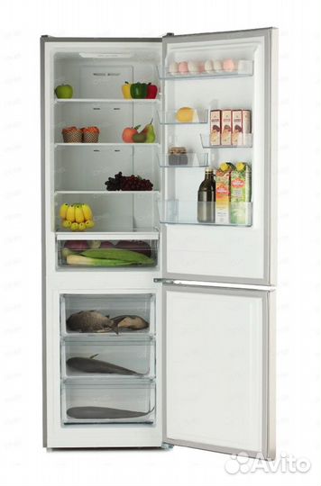 Холодильник dexp NF300D Серебристый