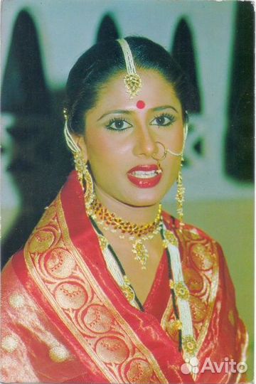 Редкие открытки с индийскими актерами