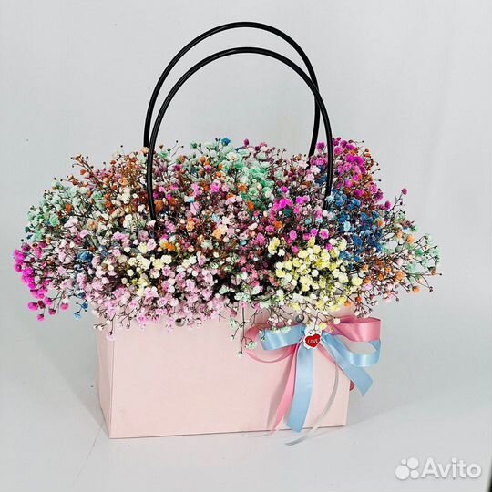 Сумочка с цветами на праздник