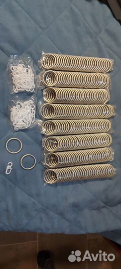 Кольца для штор с крючками