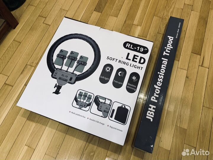 Кольцевая лампа rl 19 48 см