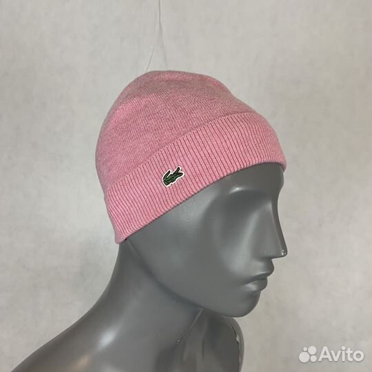 Шапка бини Lacoste Утеплена флисом