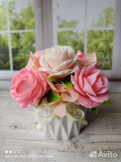 Гипсовое кашпо