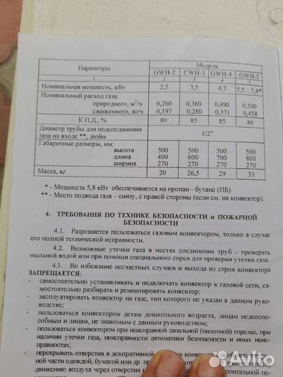 Газовый конвектор