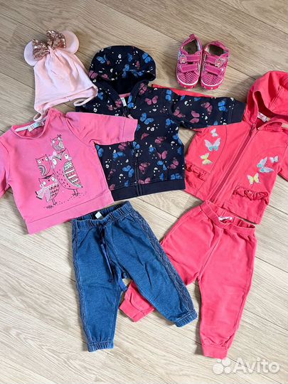 Вещи пакетом 74 80 на девочку