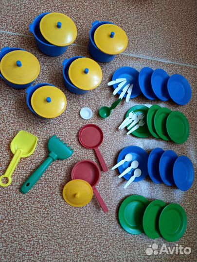 Посудка кухонная игрушечная детская