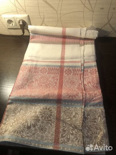 Отрез на скатерь лен -жаккард СССР