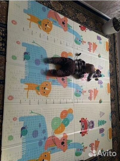 Детский коврик для ползания новый (заводской брак)