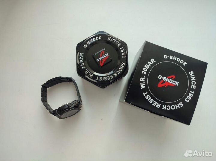 Часы Casio G-Shock GST-B400 стальные Черно-синие