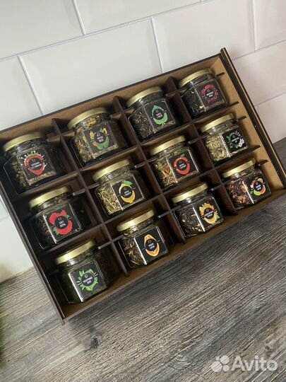 Подарочный набор чая 12 видов