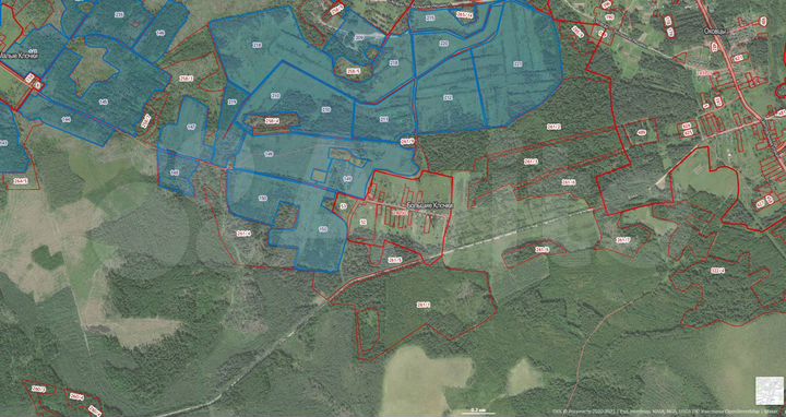 Участок 2000 га (СНТ, ДНП)