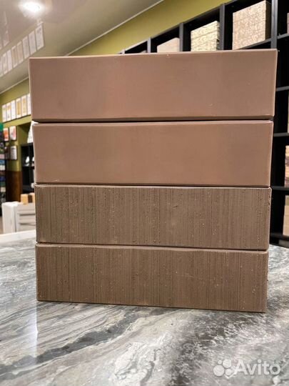 Облицовочный кирпич коричневый рустик Керма