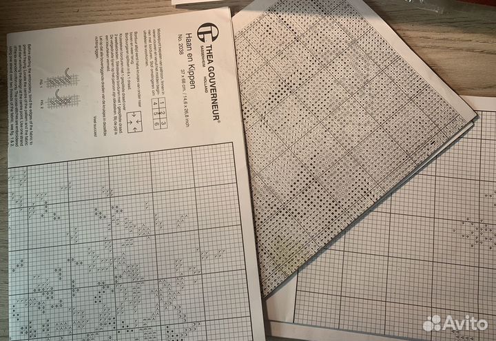 Остатки от набора для вышивания Thea Gouverner