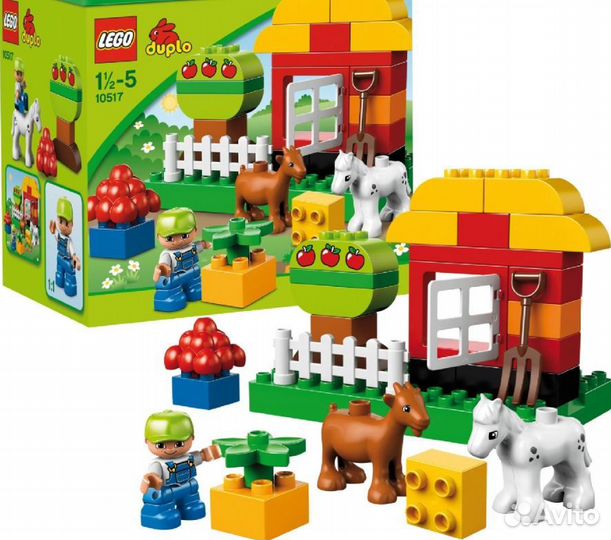 Набор Lego Duplo 10517 Мой первый сад+10521