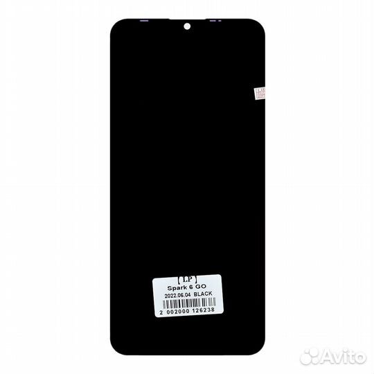 Дисплей Tecno Spark 6 GO/Infinix Hot 10 Lite,копия