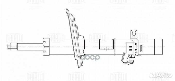 Амортизатор Nissan X-Trail (14) (стойка) перед
