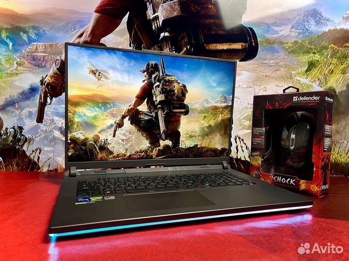 Мощный ноутбук Asus / RTX 3070 / Intel Core i7