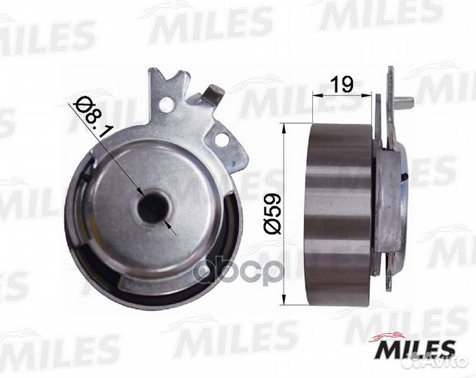 Ролик ремня грм opel/GM AG02001 Miles