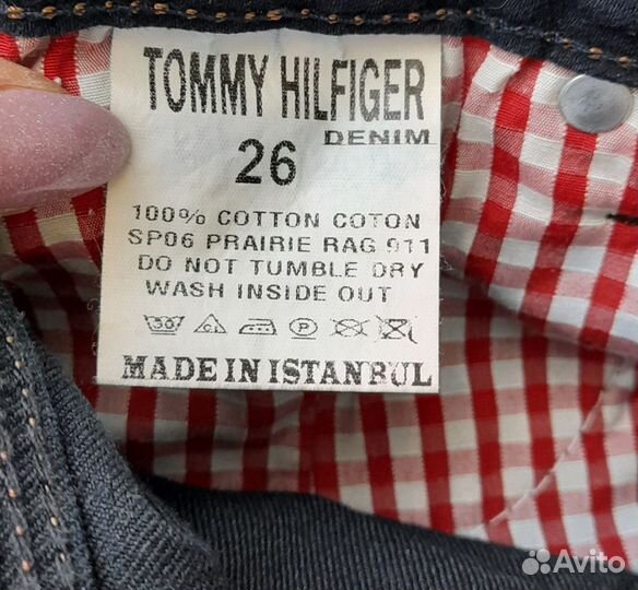 Tommy hilfiger джинсы новые р.26 (42) Турция