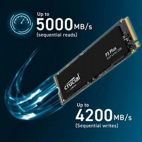 Ssd m2 nvme 1tb pci e 4, gen 4 Crucial, для ps5