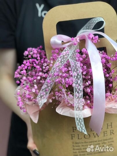 Букет из гипсофилы