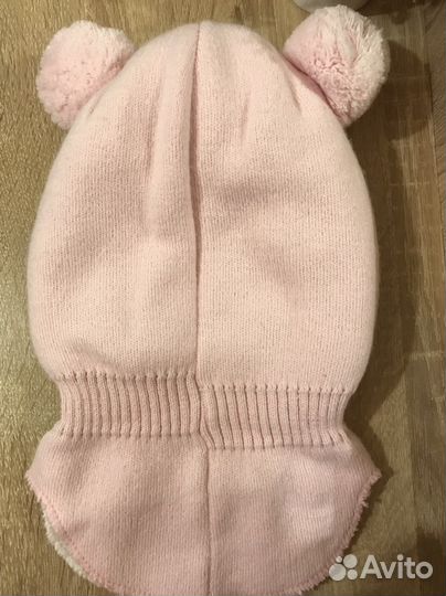 Шапка шлем зимний для девочки
