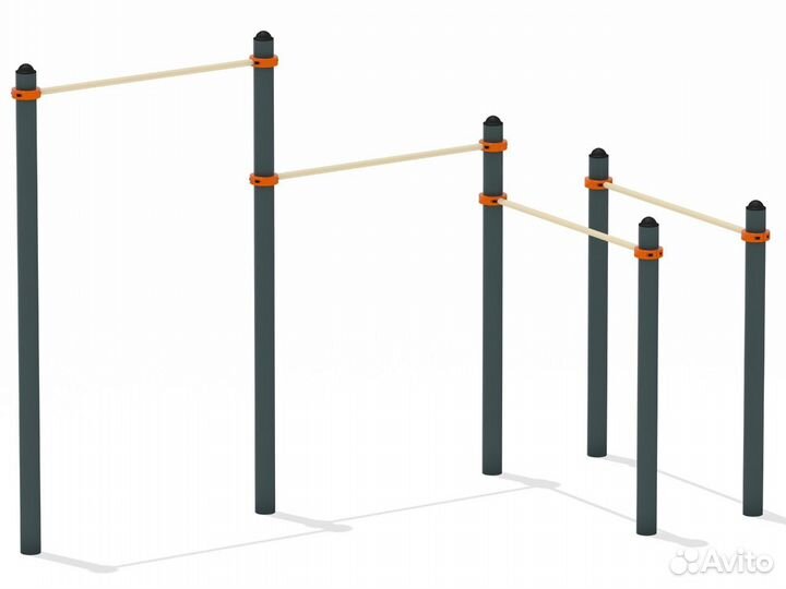 Уличная спортивная площадка (Workout) воркаут