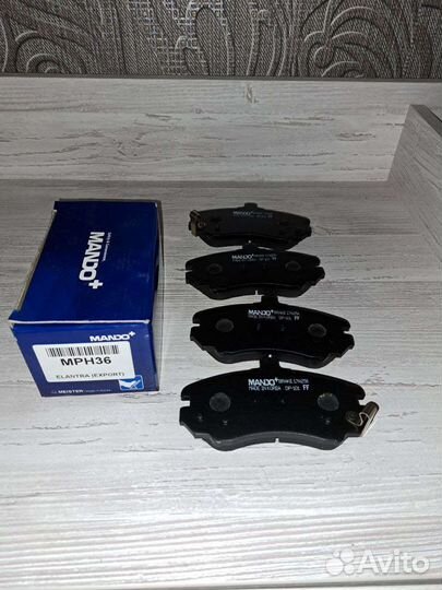 Колодки передние hyundai elantra XD