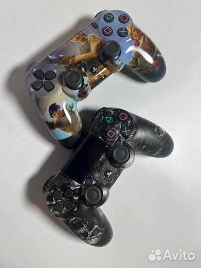 Геймпад на ps4 с принтом