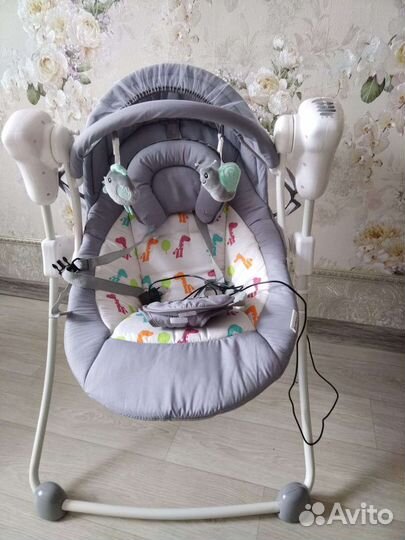 Детские электронные качели для новорожденных