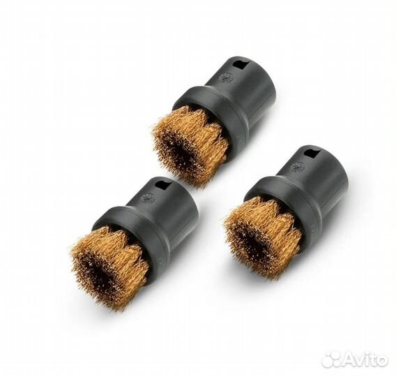 Комплект круглых щеток с латунной щетиной Karcher