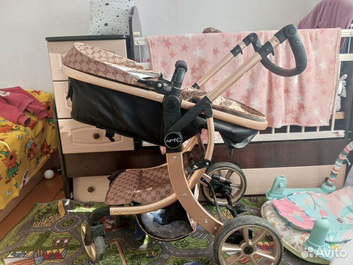 Коляска 2 в 1 с автолюлькой