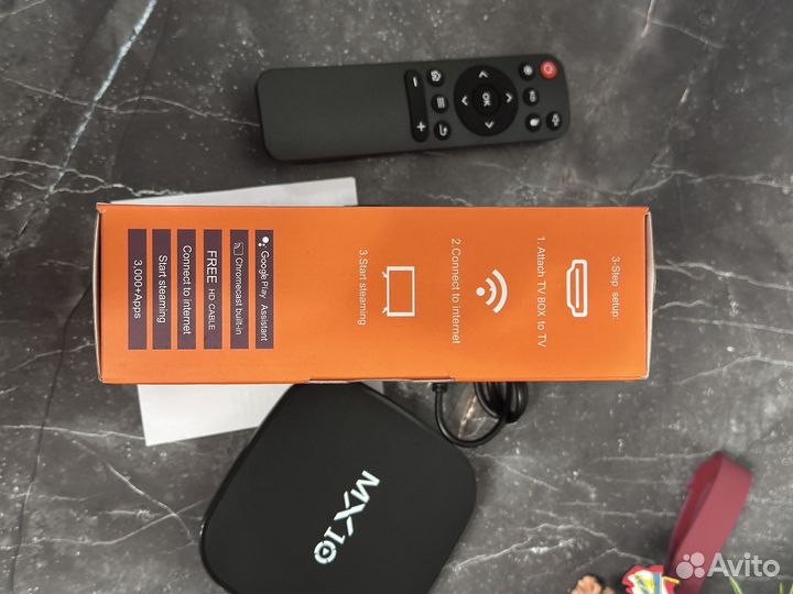 Смарт тв приставка MX10 4K Ultra HD Box