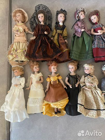 Коллекционные куклы, дамы эпохи