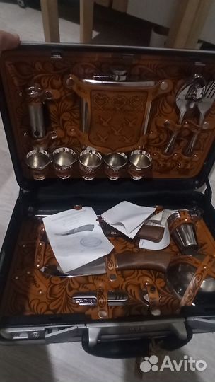 Подарочный набор для мужчины с шампурами и пикник