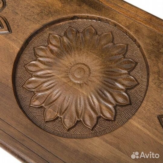 Нарды резные Солнечный лотос 62 х 64 см бук Армения 62572