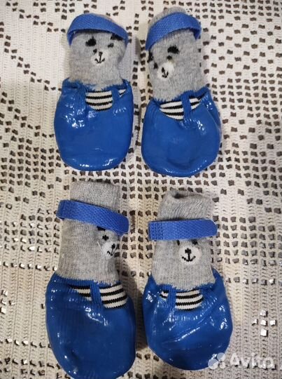 Непромокаемые ботиночки для собаки